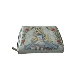 Loungefly Disney Alice In Wonderland Wallet Alice  Zip Around Floral Small